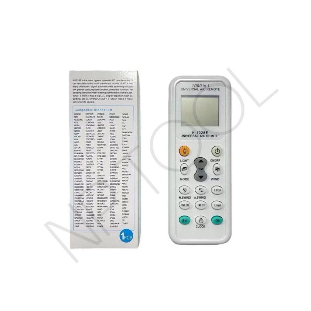 NP-8 รีโมท แอร์ เครื่องปรับอากาศ ครอบจักรวาล ใช้ได้ทุกรุ่น ทุกยี่ห้อ