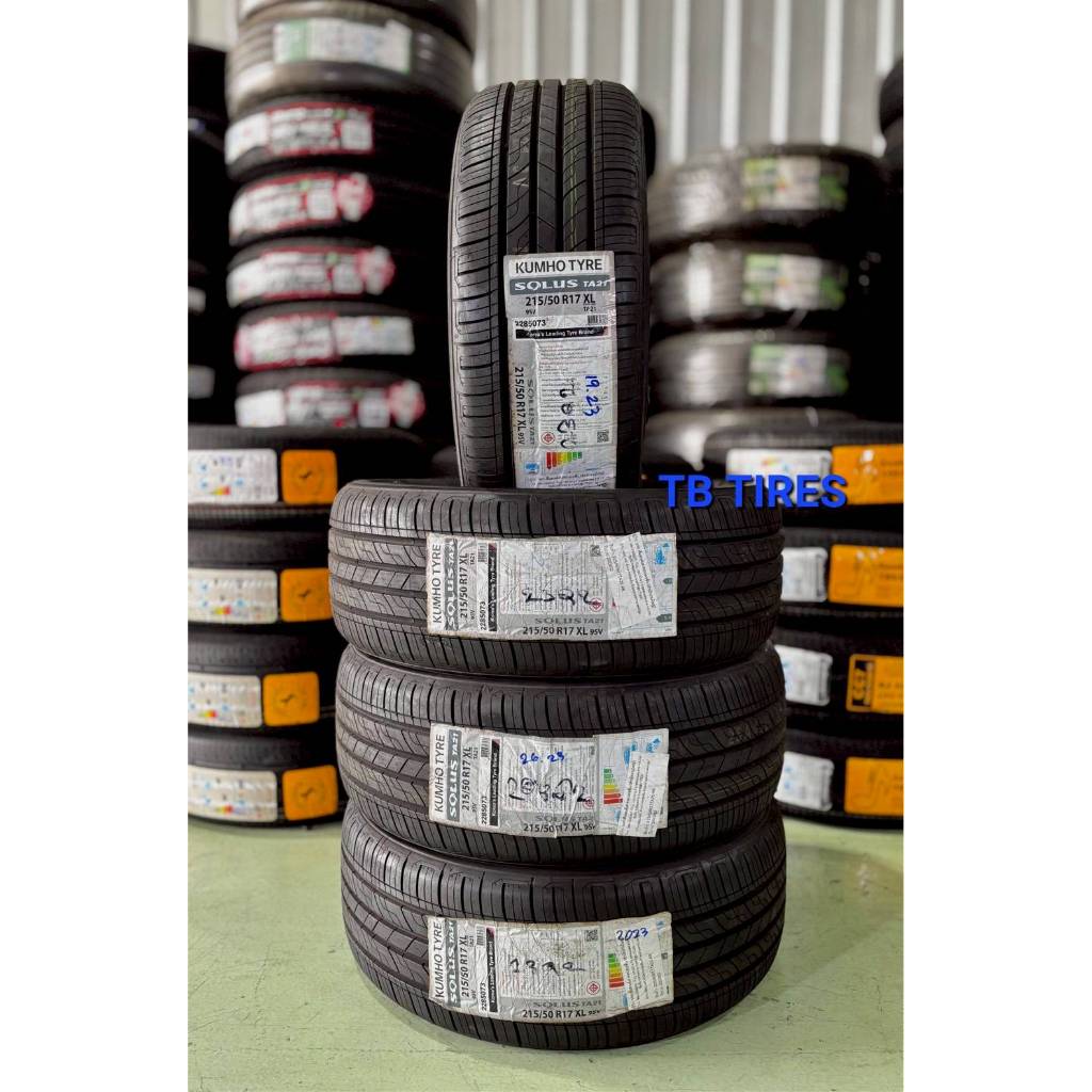 ยางรถยนต์ 215/50R17 SOLUS TA21 - KR // KUMHO TYRE (ยางใหม่ค้างปี 2023)