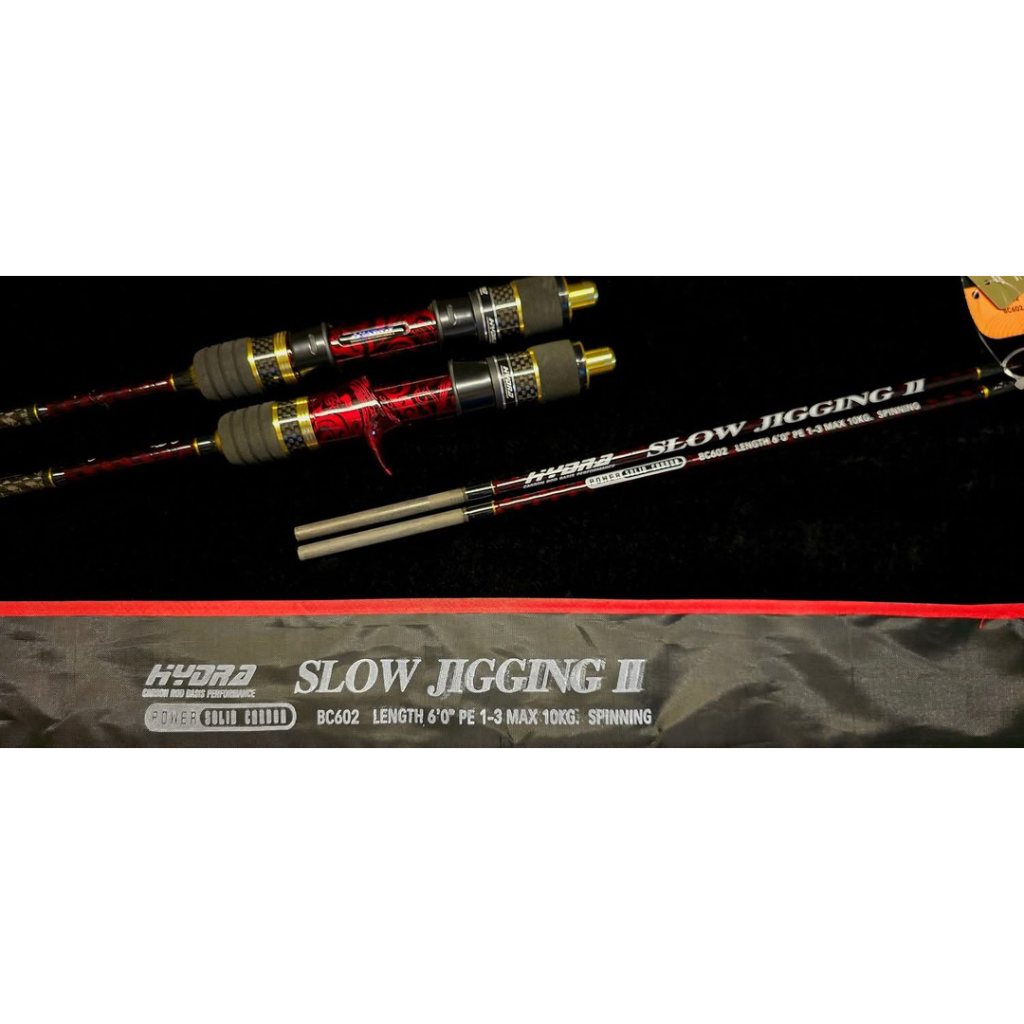 HYDRA SLOW JIGGING II คัน ไฮดรา สโลว์ จิ๊ก 2 ท่อน ต่อโคน