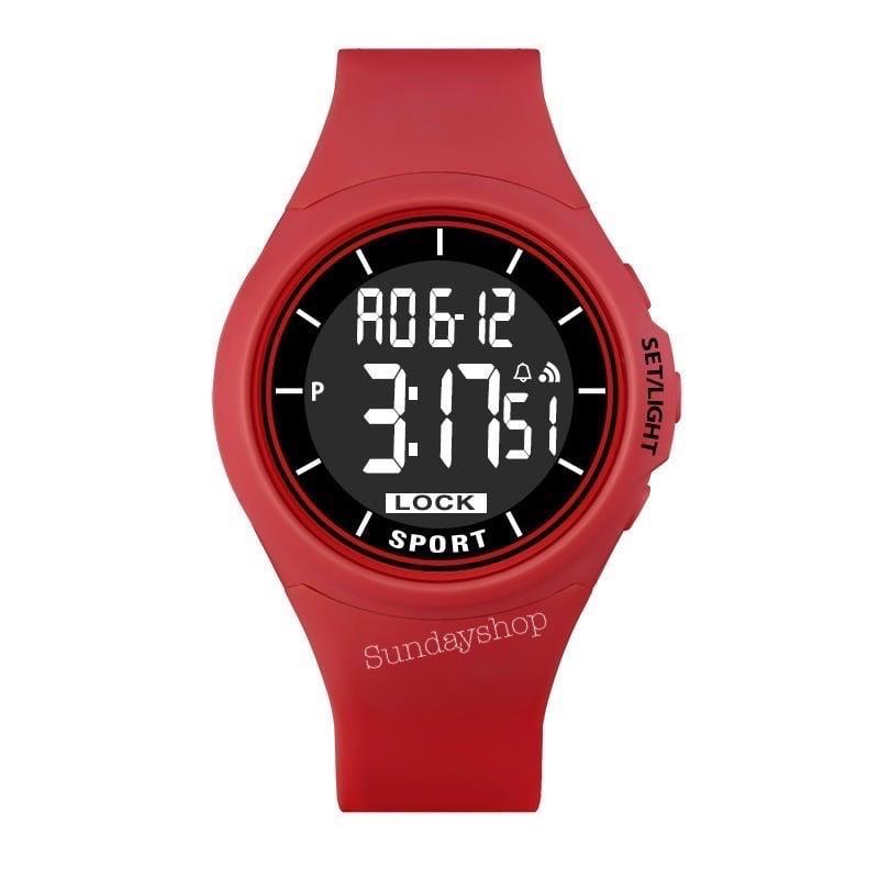 (F400) นาฬิกาข้อมือ Sport ทรงกลม กันน้ำสไตล์ลุยๆ