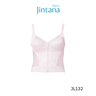 Jintana เสื้อชั้นในกระชับสัดส่วน รุ่น Basic รหัส JL132 (มีโครง) สีชมพู เสื้อในเต็มตัว กระชับ เก็บเนื้อส่วนเกิน