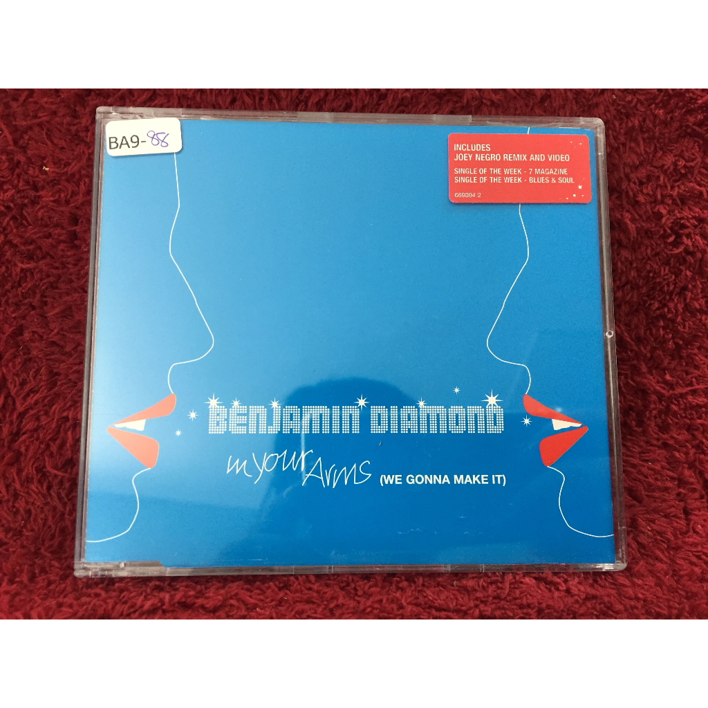 CD Benjamin Diamond – In Your Arms (We Gonna Make It) สภาพตามรูปปก BA9-88