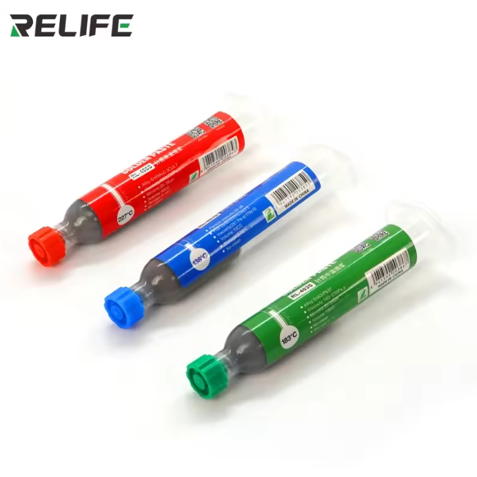 ตะกั่วเหลว RELIFE RL-403S, RL-404S และ RL-406S ซ่อมแซมอุปกรณ์อิเล็กทรอนิกส์ โดยเฉพาะการซ่อมแผงวงจร