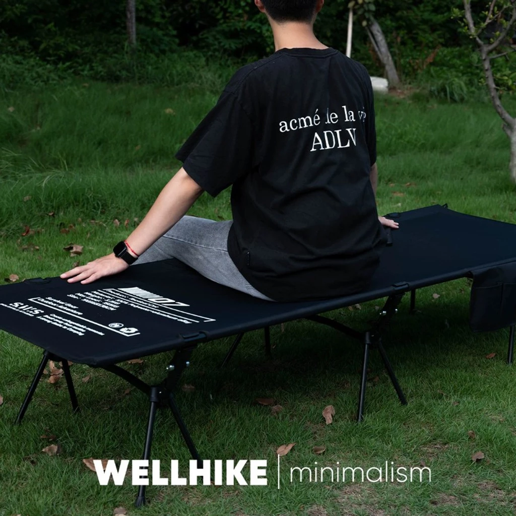 WELLHIKE เตียงพับแคมป์ปิ้ง Ultralight สำหรับเดินป่าท่องเที่ยว thumbnail 3