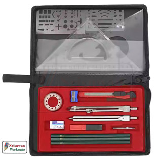 SpaceBall SP-260 ชุดวงเวียนเขียนแบบ + กระเป๋าซิป + อุปกรณ์เข…