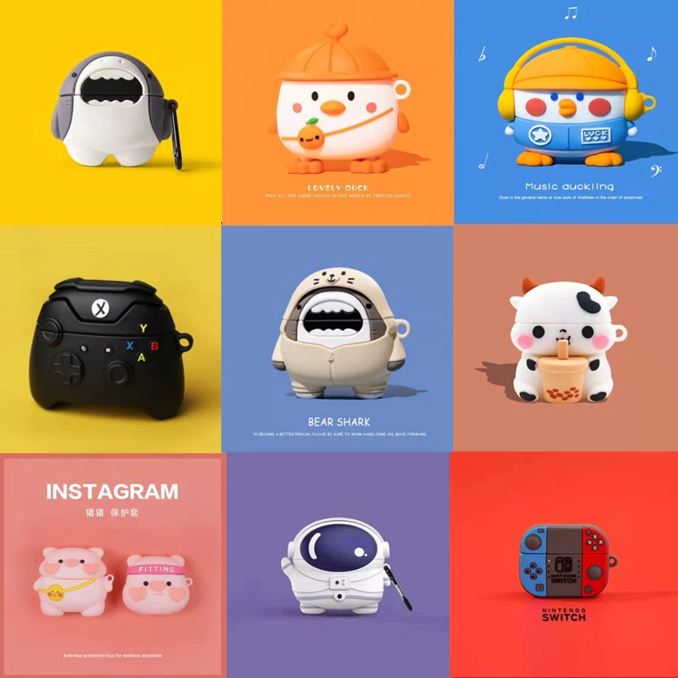 พร้อมส่ง สำหรับ AirPods 3 Case รุ่นที่ 3 เคส 2021ใหม่ AirPods Case หูฟังเคส น่ารัก สไตล์การ์ตูน