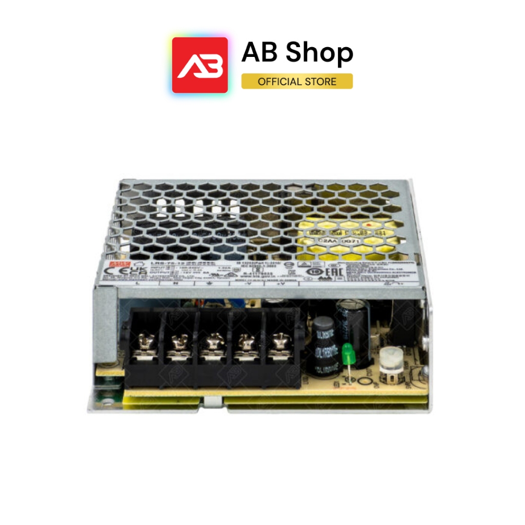 MEANWELL Switching Power Supply 12V 6A รุ่น LRS-75-12