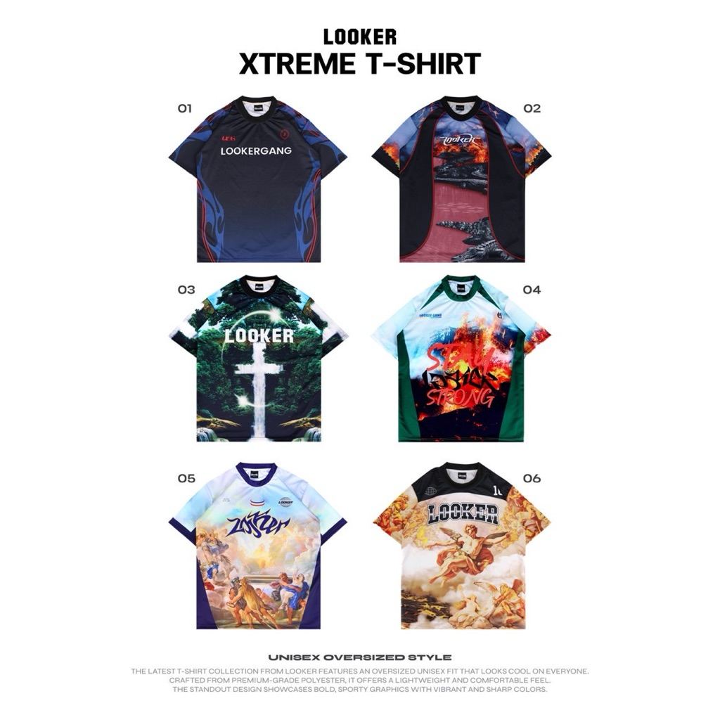 เสื้อยืด LOOKER XTREME T-Shirt “3”