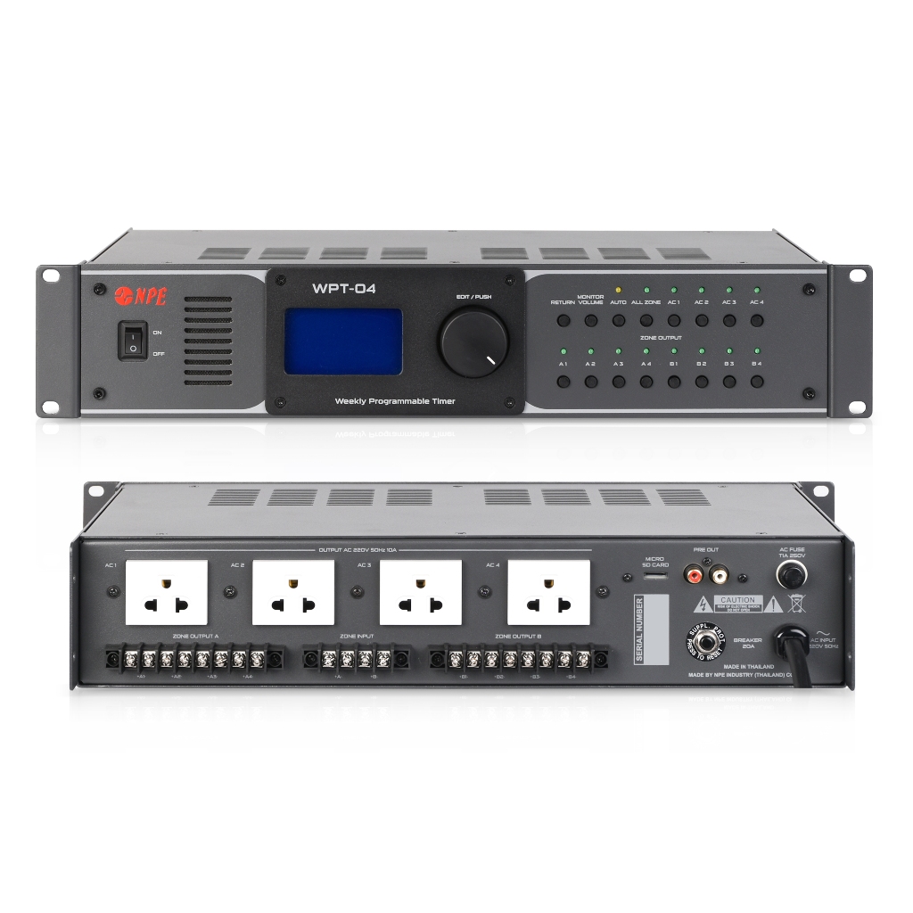 NPE เครื่องเสียง Weekly Programmable Timer WPT-04