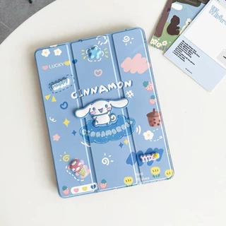 เคส ฝาพับ ลายการ์ตูนน่ารัก for Samsung Galaxy Tab S6 lite/Tab A7 lite/S10 S9 FE/Tab A9Plus A9 A11 A11Plus มีช่องใส่ปากกา