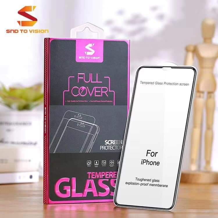 ฟิล์มกระจกไอโฟน แบบกันมองและแบบใส ของแท้100% (ยี่ห้อSND TO VISION)