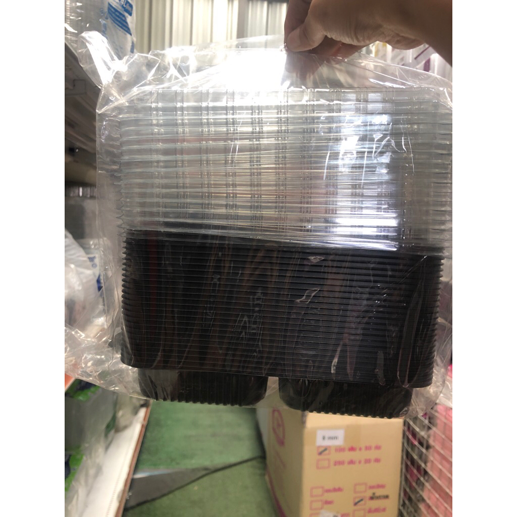กล่องสามช่องฐานดำ BOX3 25 ชุด ความจุ 750 ml ขนาด 16 × 22 × 4 เซนติเมตร ราคา ถูกที่สุด ดีลบีเคเค แกลเลอรีภาพที่ 2