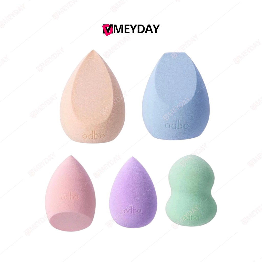 (OD8022-OD8026 ) ODBO Romantic Eyes Palatte  โอดีบีโอ ซุปเปอร์ซอฟท์  สปอนช์ คลับ พัฟไข่ พัฟแต่งหน้า