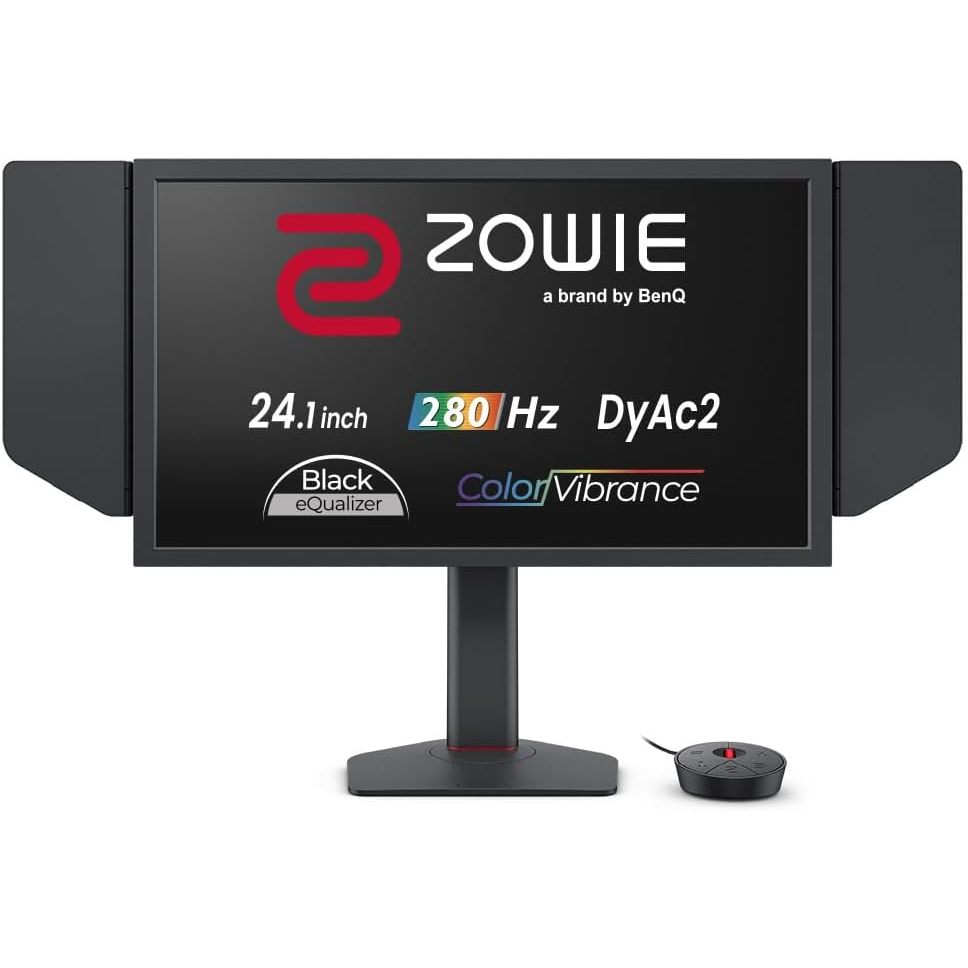 BenQ Zowie XL2546X+ 24.1 Fast TN 280Hz Gaming Monitor for Esports, Motion Clarity DyAc 2, XL Setting