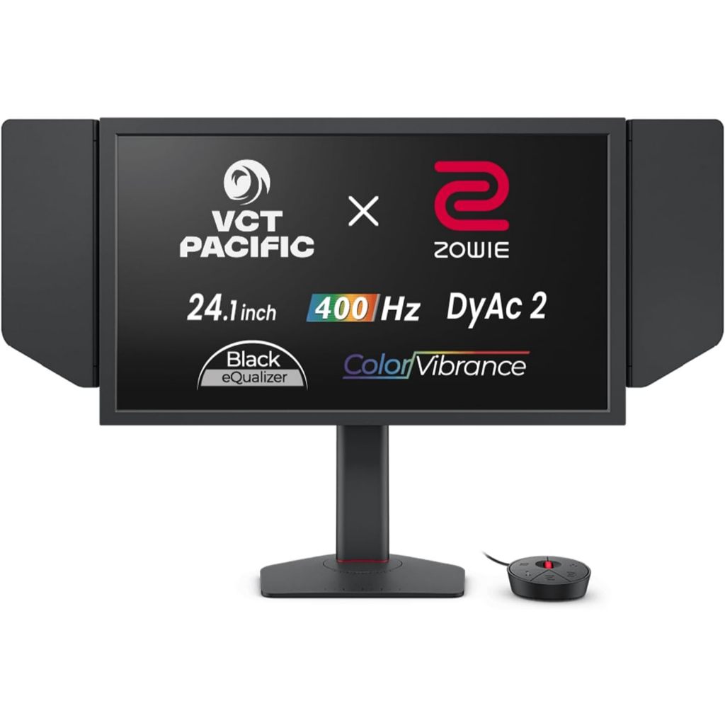 BenQ Zowie XL2566X+ | 24.1 | Fast TN 400Hz Gaming Monitor for Esports | Motion Clarity DyAc2 | Shiel