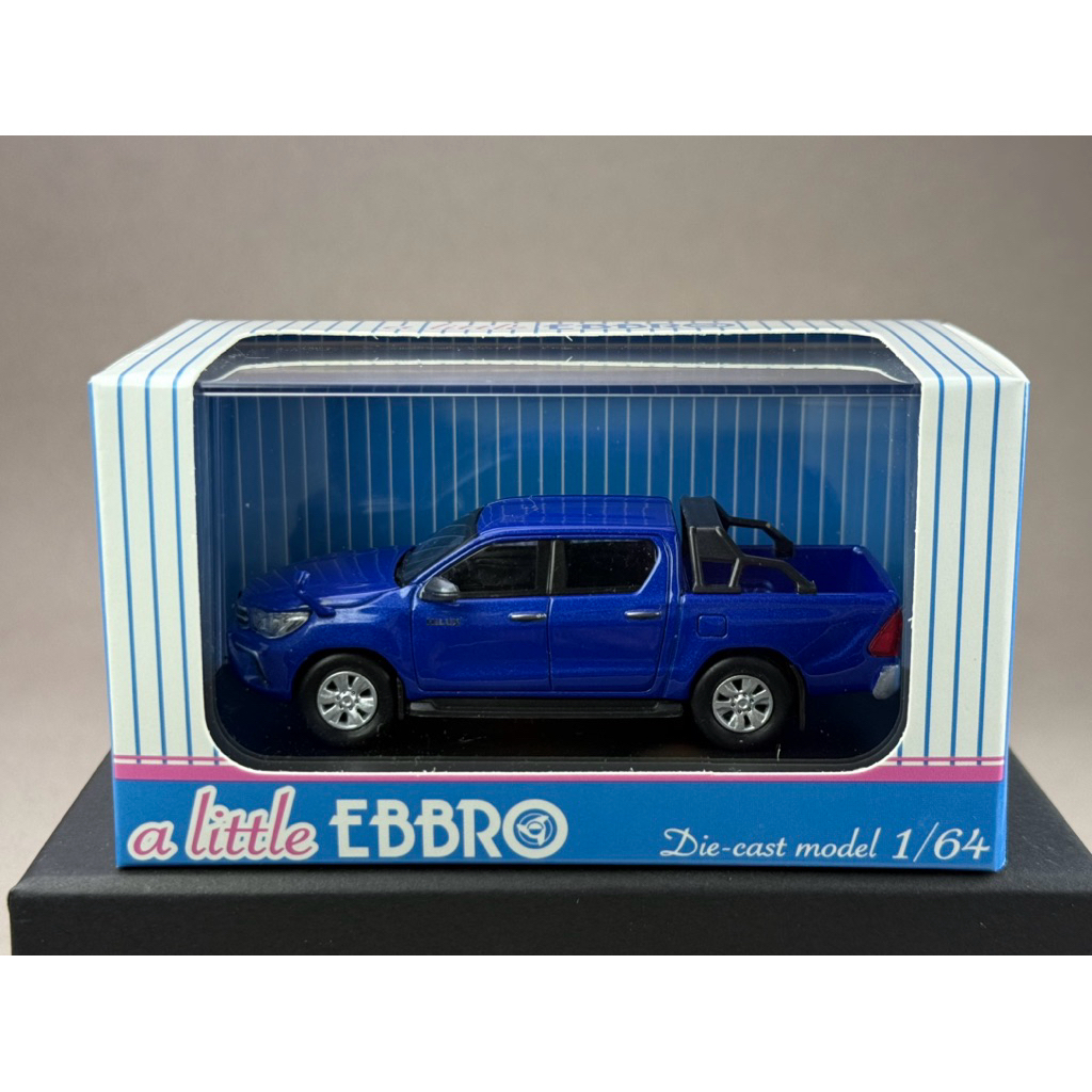 🔹Toyota Hilux Nebula Blue Metallic 64057 Scale 1:64 ยี่ห้อ Ebbro
