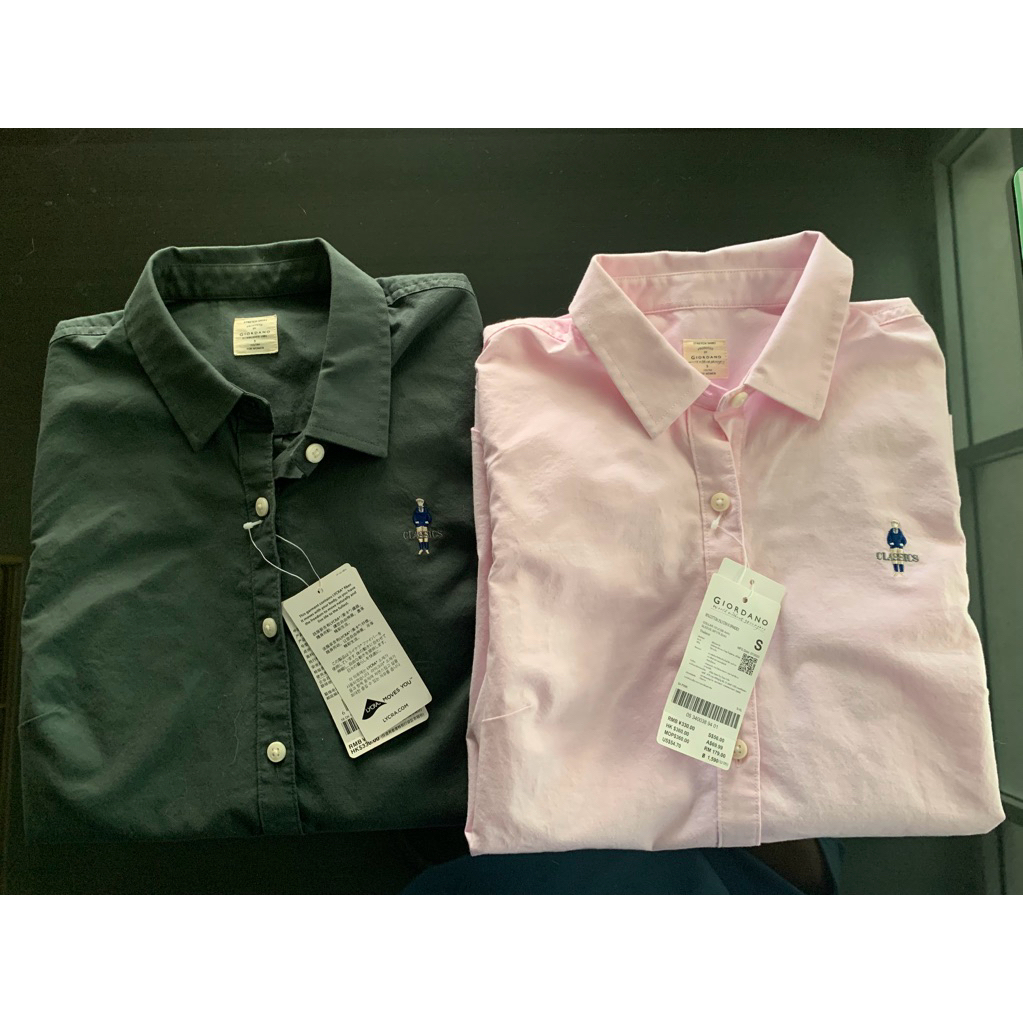 เสื้อเชิ้ตผู้หญิง แขนยาว GIORDANO