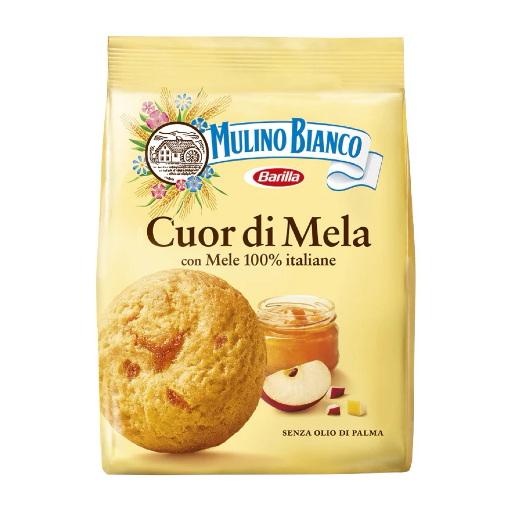 W/T Cuor di Mela 200g. mele golden 100% 🇮🇹 จากอิตาลี คุกกี้ รสแอปเปิ้ลแจม
