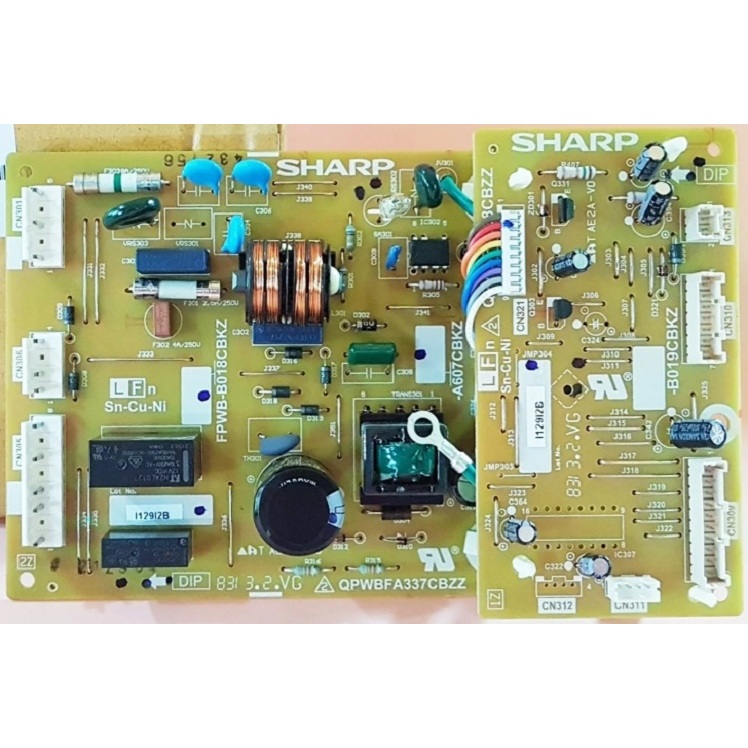เมนบอร์ด บอร์ดตู้เย็นSHARPชาร์ปPCB MAIN (s/n:1707xxxx ลงมาเท่านั้น)FPWB-B018CBKZ