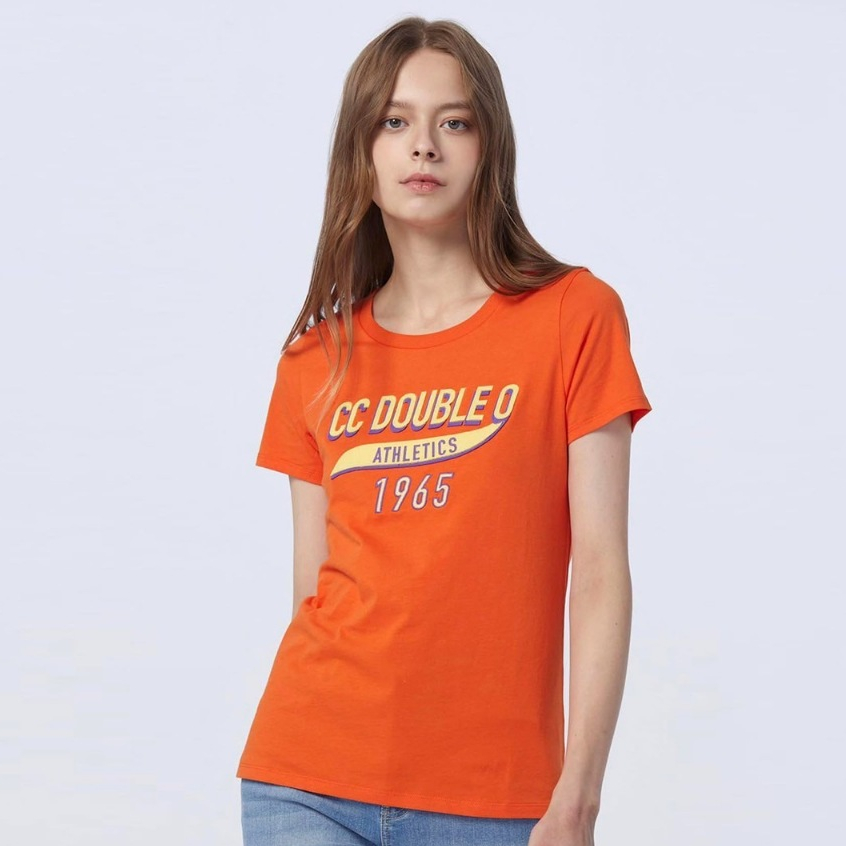 CCOO เสื้อยืดคอกลมสตรี CCdoubleO, CC-OO  ของแท้ 100%  ((โพสต์นี้ M ล้วนๆ))
