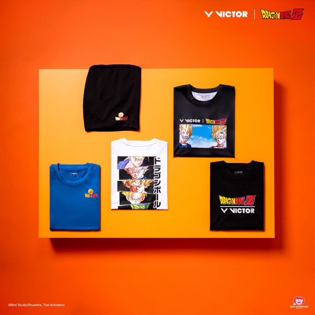(พร้อมส่ง)Victor X Dragonball Z (DBZ) เสื้อกีฬาแบดมินตัน ของแท้ 100%