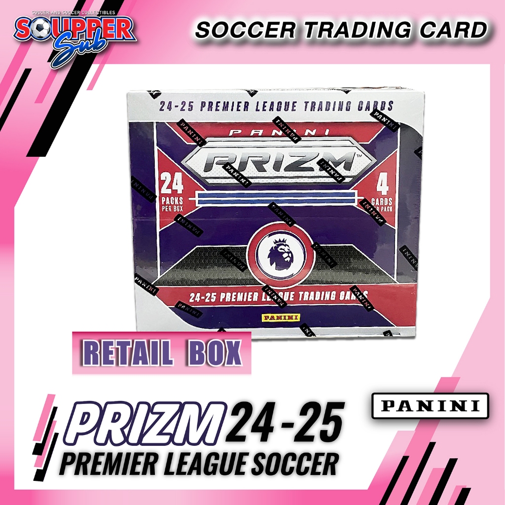 แบ่งขาย 1 ซอง 2024/25 Panini Prizm Premier League EPL Soccer Retail Box