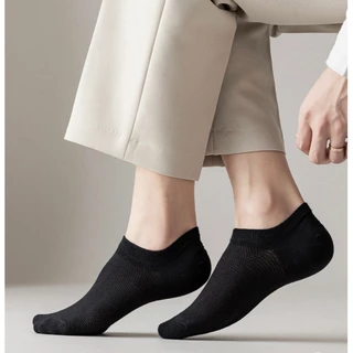 ถุงเท้าข้อเว้า ถุงเท้าไชส์ใหญ่44-50 สีพื้น มีซิลิโคน NO.107