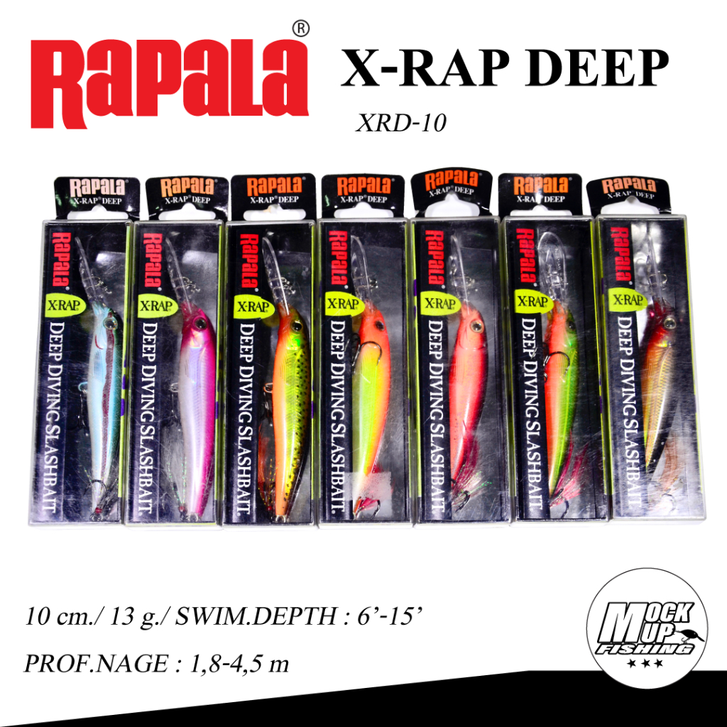 เหยื่อปลอม Rapala X-Rap Deep (XRD10) ขนาด:10 ซม. น้ำหนัก:13กรัม