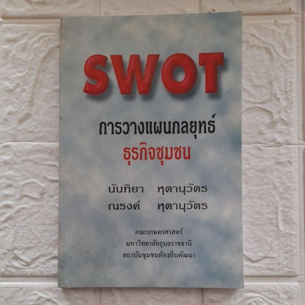 SWOT การวางแผนกลยุทธ์ ธุรกิจชุมชน