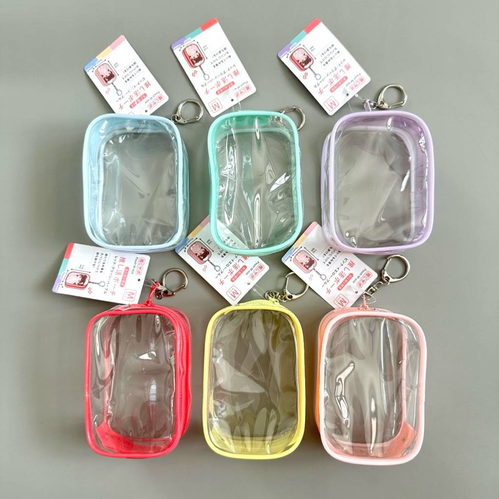 [พร้อมส่งในไทย] พวงกุญแจกระเป๋าใส ไซส์ S / M สำหรับใส่ตุ๊กตา ด๋อย โนรุ ของแท้ 100% จากญี่ปุ่น