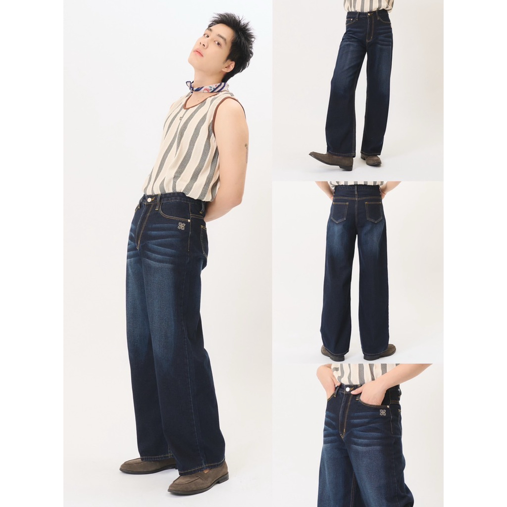 No.15 Jeans Pants (สีเข้ม)
