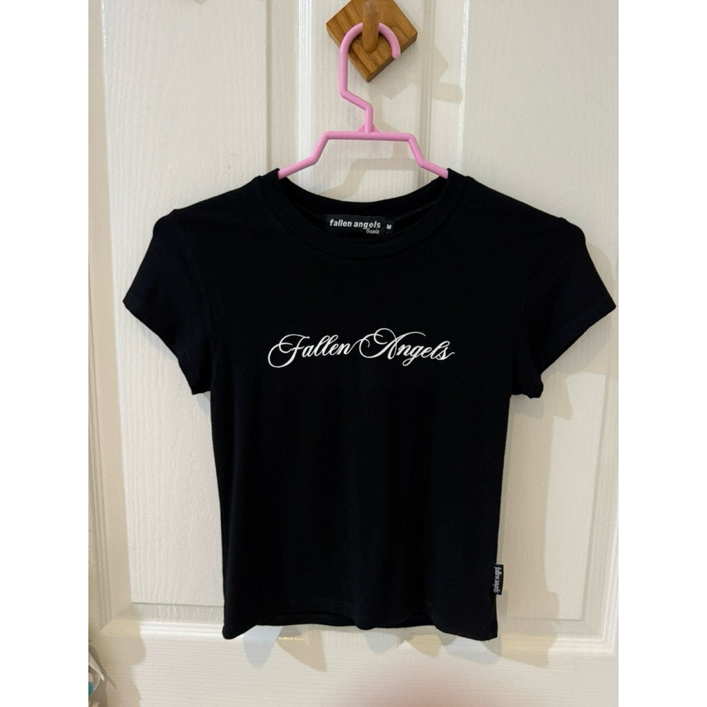 ปล่อยต่อ💓ใส่1ครั้ง เสื้อยืดfallen angels black M