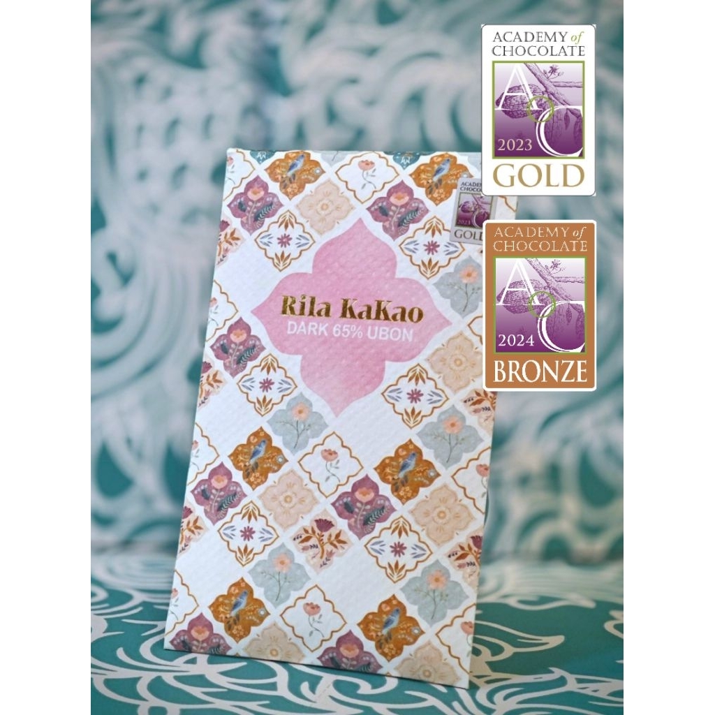 Rila Kakao Dark 65%Ubon [Bar] [Thai Craft Chocolate] ช็อกโกแลตแท้เกรดพรีเมี่ยม