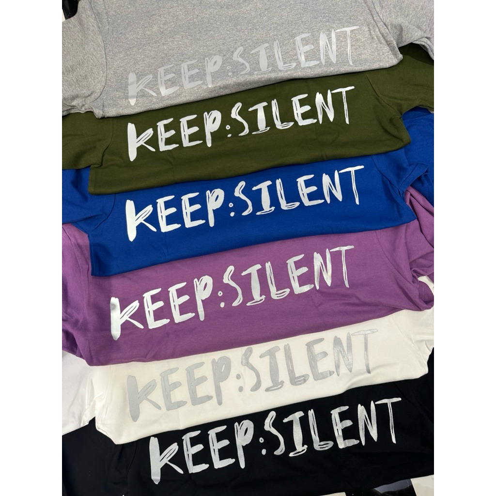 🇹🇭พร้อมส่ง!!KEEP SILENT KEEP (RE)FLEX ของแท้100% เสื้อ
