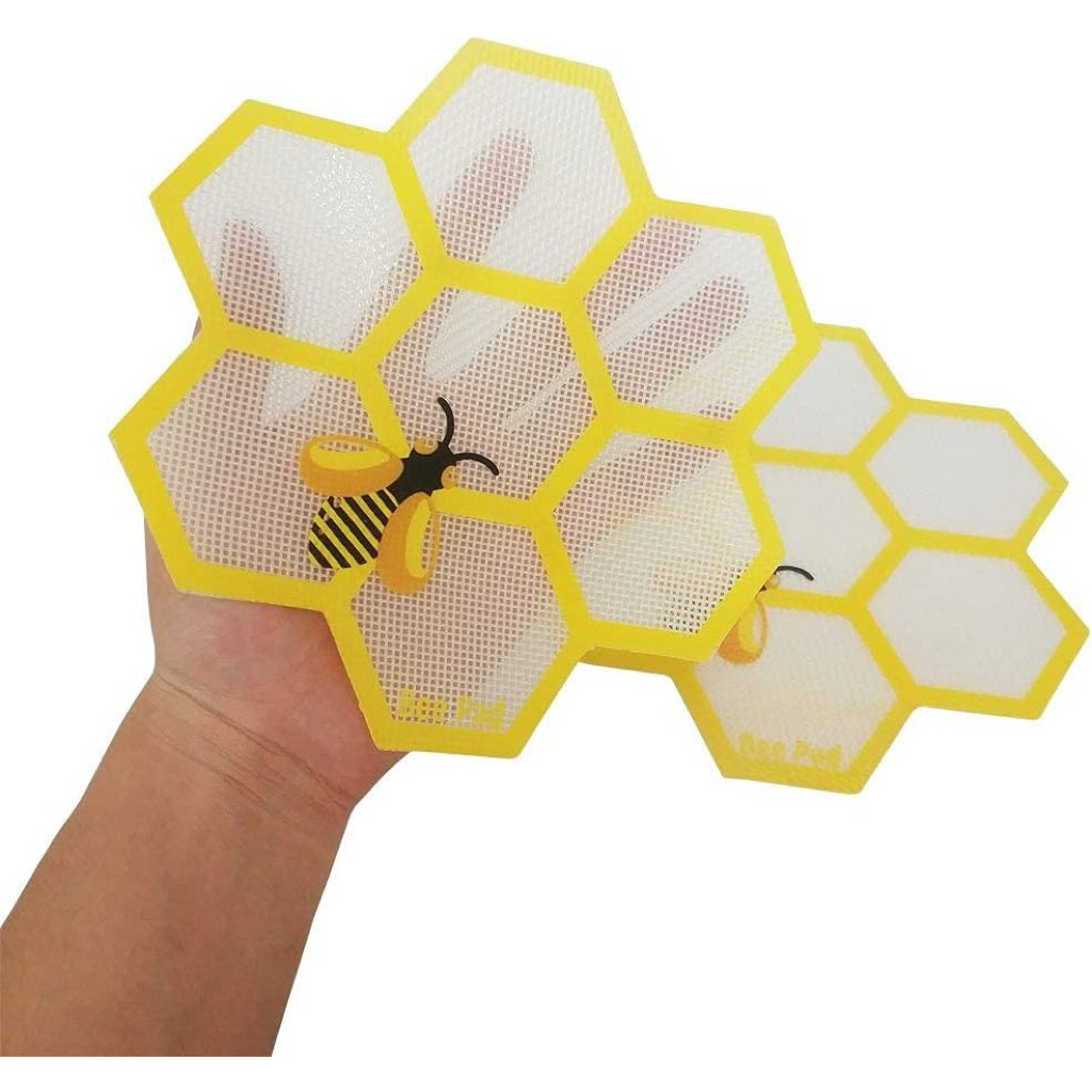 Silicone Dab Mat Bee Dabbing Tool 17x17cm