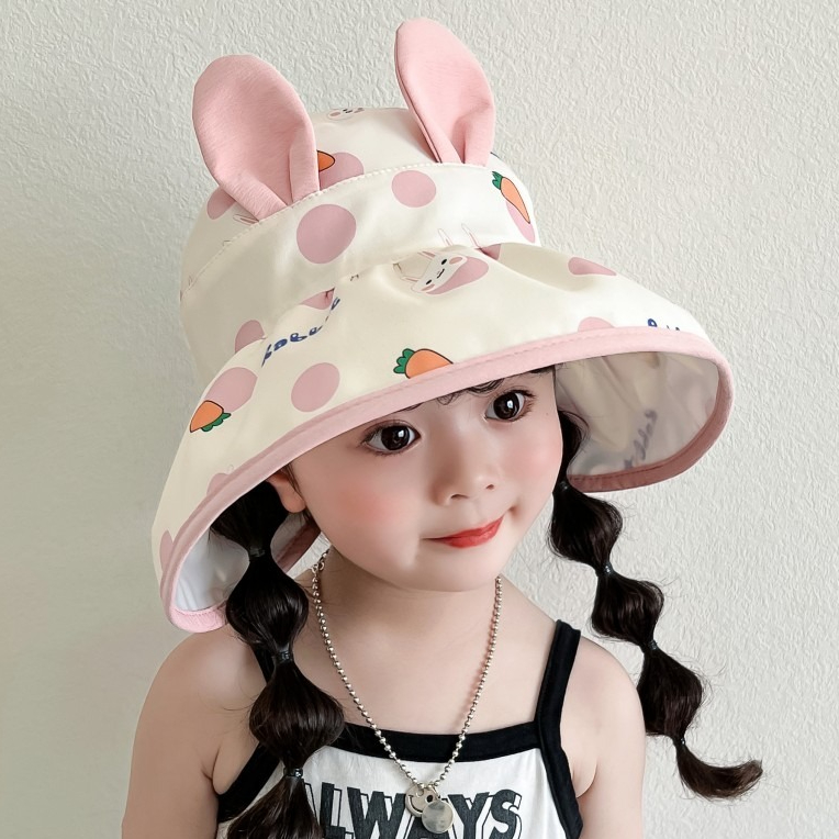 หมวกป้องกันคอชายคาขนาดใหญ่ （1-5ปี） ม่านบังแดดอเนกประสงค์ ป้องกันรังสียูวี การท่องเที่ยว🎀🌹