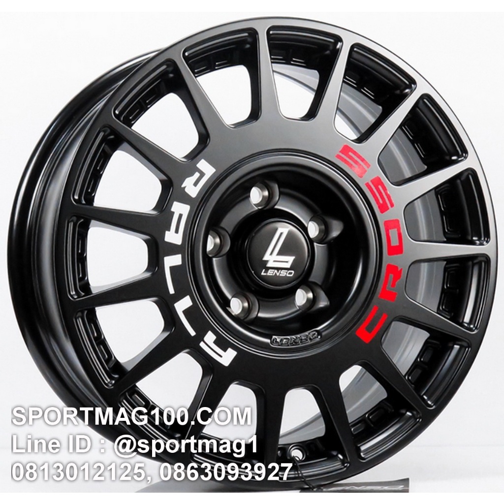 ล้อแม็กซ์ Lenso M1K ขอบ16นิ้ว 5รู114 สีดำด้าน กว้าง7นิ้ว Offset20 [22131]
