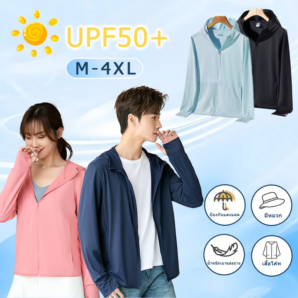 UNIQLO เสื้อกันแดดกันแดดฤดูร้อนรุ่นใหม่บางพิเศษสวมใส่สบายป้องกันรังสี UV