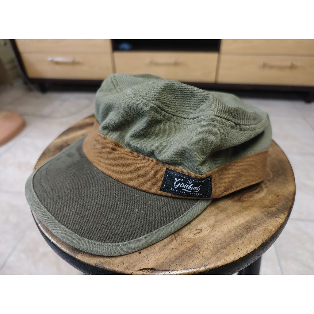 หมวกแก๊ป แฟชั่น The Goahat Original Crafted สีเขียว น้ำตาล