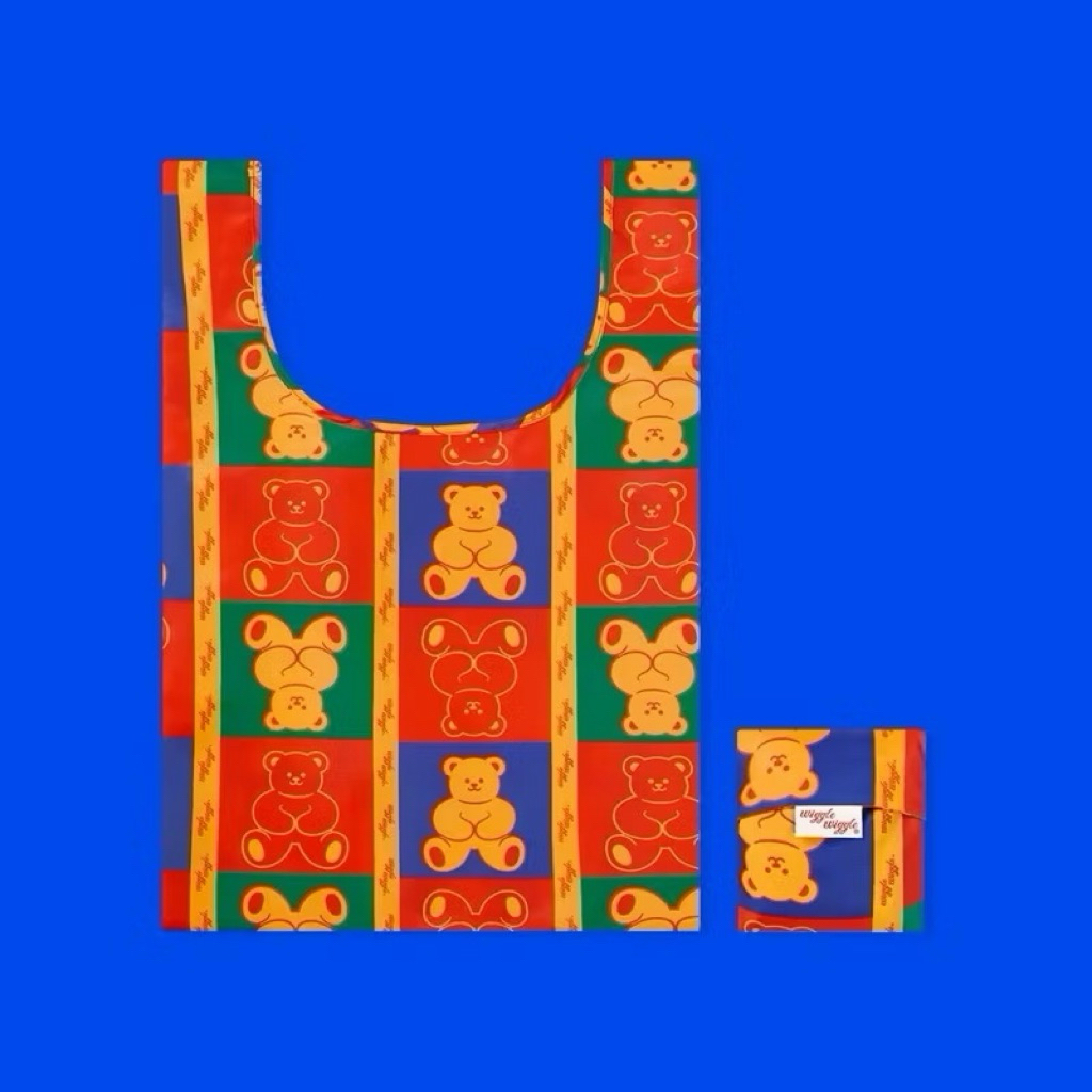 พร้อมส่ง✨Wiggle Wiggle Picnic Bag / ถุงผ้าWiggle Wiggle