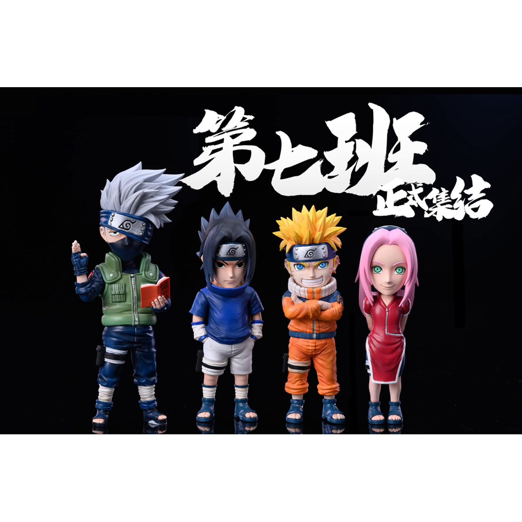 Naruto - Team 7 (  Naruto + Sasuke + Sakura  )  Set of 3  Resin WCF By 258W x LeaGue Studio