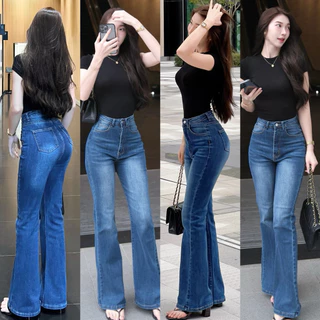 Jazzy jeans 990.- กางเกงขาม้าเอวสูง เก็บทรงสวยผ้ายีนส์ยืดหนานุ่ม ใส่สบาย