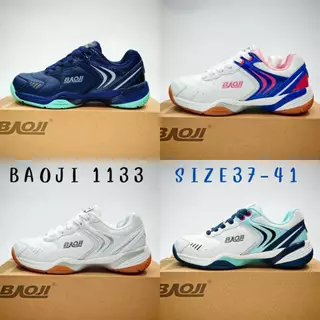 Baoji Badminton shoes รองเท้าแบดมินตัน รองเท้าออกกำลังกายอินดอร์ ไซส์37- 41 รุ่น W1054 /1055 /1133 แบบผูกเชือก พร้อมส่ง