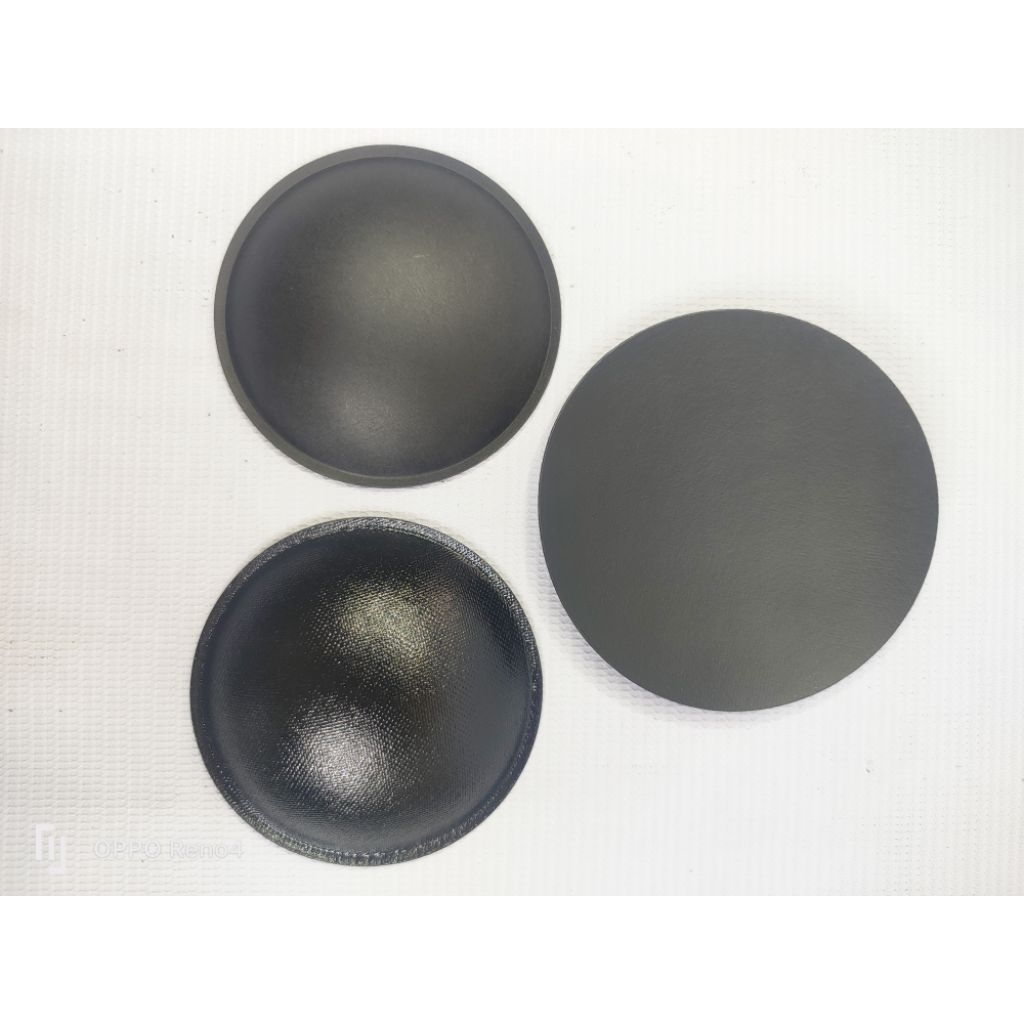 ฝาปิด-หมวกลำโพง ขนาด 7.4 ซม.แบบหงาย และ ดำนูนเงา และ ดำนูนด้าน 6.5 ซม.