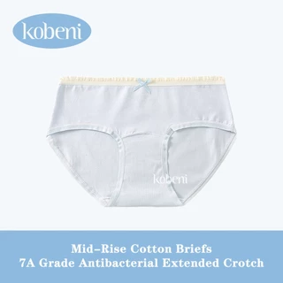 ⭐KOBENI⭐กางเกงในผู้หญิง โบว์ กางเกงชั้นใน ผ้าฝ้าย เอวกลาง แอนตี้แบคทีเรีย เป้ายาวขึ้น ยืดกระชับ ผ้านิ่มใส่สบาย