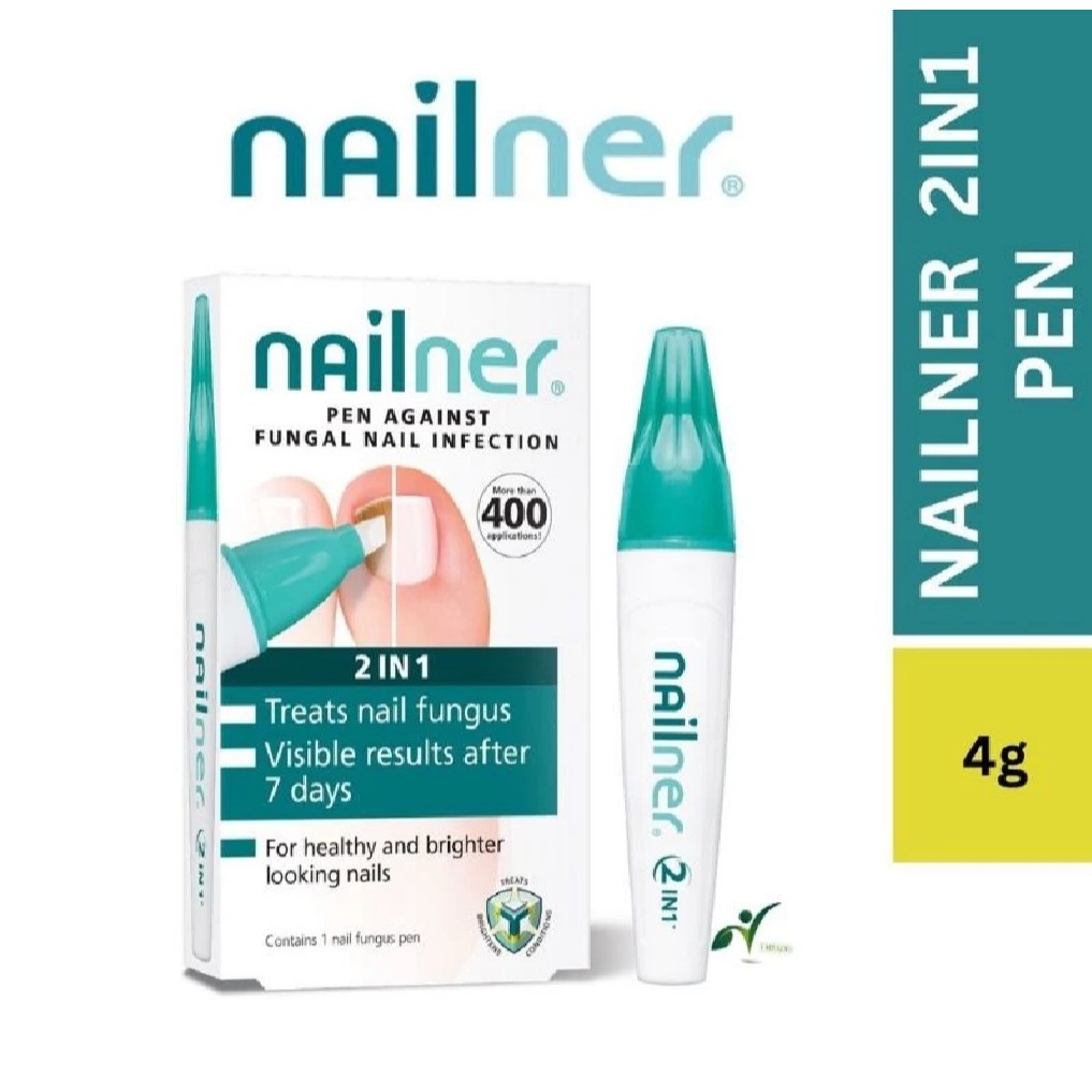 NAILNER PEN AGAINST NAIL FUNGUS 2IN1 ปากกาป้องกันเชื้อราที่เล็บ ใช้ง่าย เล็บขาวขึ้น เห็นผลใน  7 วัน