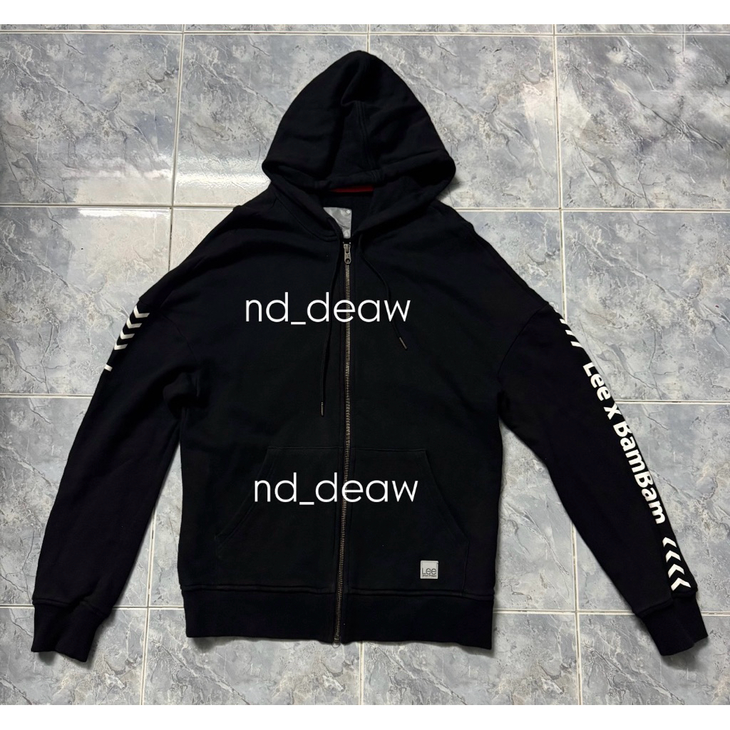 เสื้อฮู้ด Lee x BamBam(มือสอง)