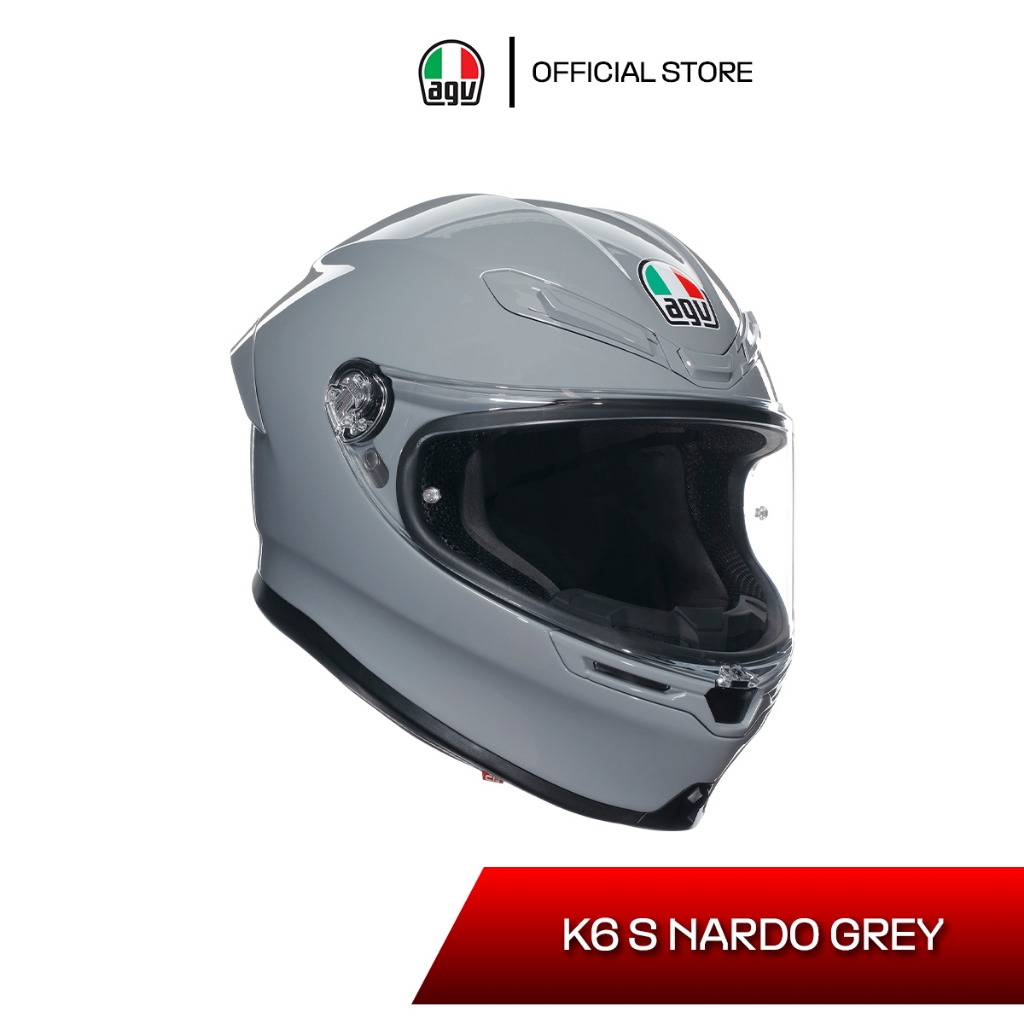 หมวกกันน็อค AGV K6 S / NARDO GREY