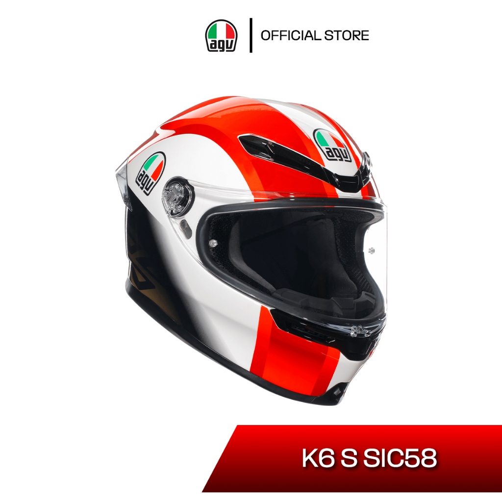 หมวกกันน็อค AGV K6 S  /  SIC58