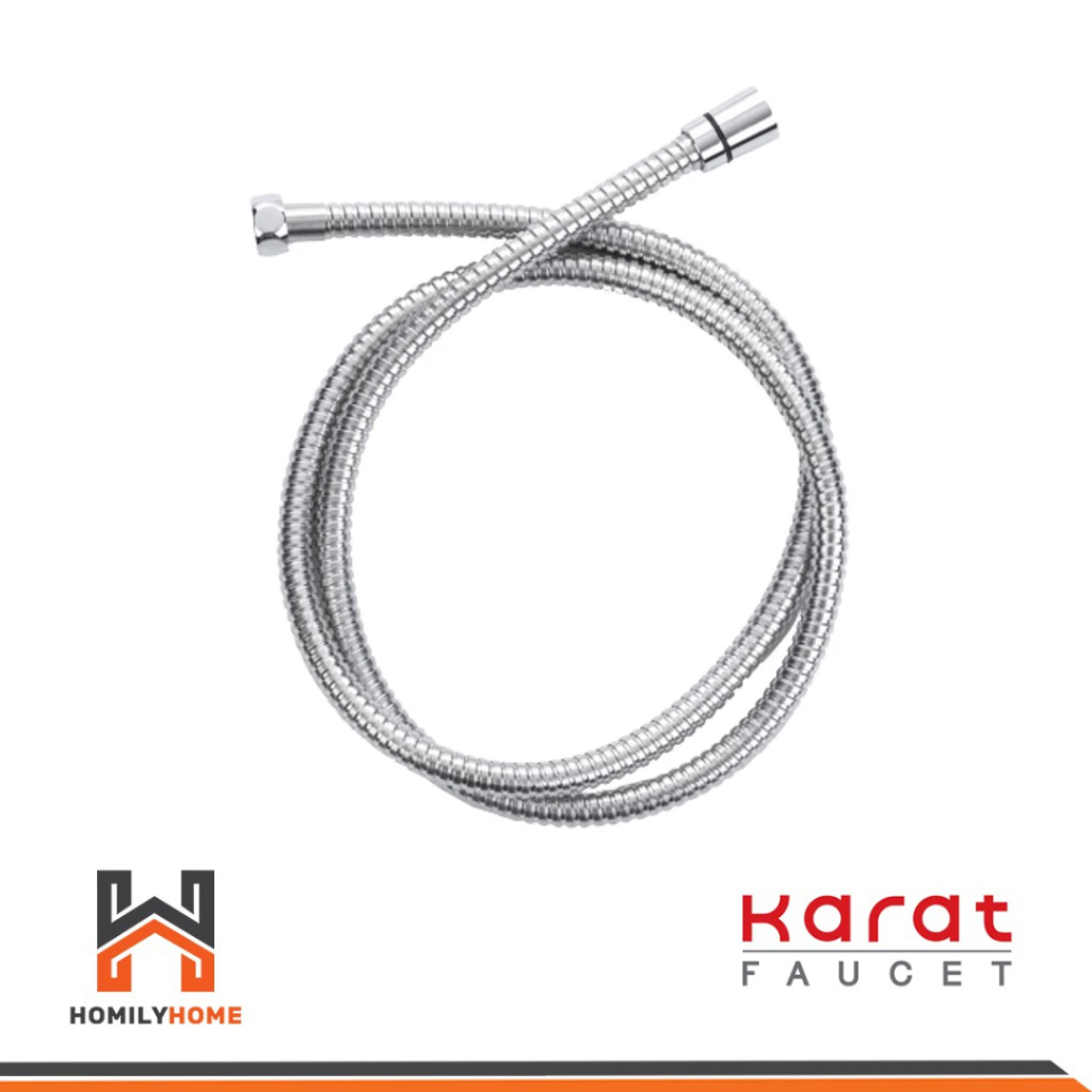 Karat Faucet สายฝักบัว รุ่น KA-06-921-50 สีโครเมี่ยม สแตนเลส 304 ยาว 150 ซม. (หมุนได้ 360 องศา)